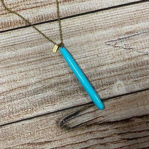 Kate Spade RARE Vintage Teal DOODLES Pen Necklace
